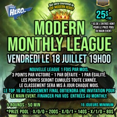 MTG Modern Monthly League - Vendredi le 18 Juillet 19h